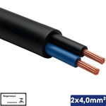CABO PP PRETO 2X4,00 MM2 1KV -VC/X - 14510201056