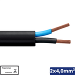 CABO PP PRETO 2X4,00 MM2 1KV -VC/X - 14510201056