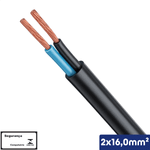 CABO PP PRETO 2X16,00 MM2 1KV -VC/X - 14510201356
