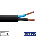 CABO PP PRETO 2X16,00 MM2 1KV -VC/X - 14510201356
