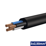 CABO PP PRETO 1KV 3X2,50 MM2 - 00404.033.002.2.23