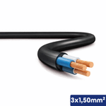 CABO PP PRETO 1KV 3X1,50 MM2 - 00404.032.002.2.23