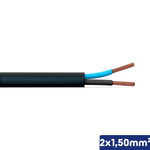 CABO PP PRETO 1KV 2X1,50 MM2 - 00404.007.002.2.23