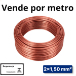 CABO POLARIZADO 2X1,50 MM2 (12) - 4033