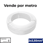 CABO PARALELO BRANCO 2X2,50 MM2 - 2000020091