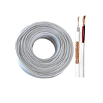CABO COAXIAL CFTV 75OHM DB NU BRANCO 2X26AWG CONDUTTI 7899658701123