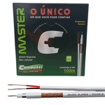 CABO COAXIAL CFTV 75OHM DB NU BRANCO 2X26AWG CONDUTTI 7899658701123
