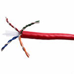 CABO CM CAT6 UTP VERMELHO RAL3020  LEGRAND 630116