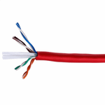 CABO CM CAT6 UTP VERMELHO RAL3020  LEGRAND 630116
