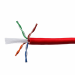 CABO CM CAT6 UTP VERMELHO RAL3020  LEGRAND 630116