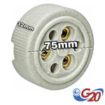 TOMADA DE PORCELANA 3P 30A G20 TEP13033