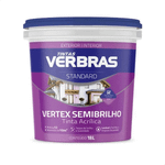 TINTA VERTEX ACRILICO 18L SEMI BRILHO BRANCO NEVE VERBRAS 100018101000