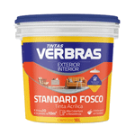 TINTA STANDARD 18L FOSCO INTERNO/EXTERNO BRANCO NEVE VERBRAS 260018102601