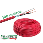CABO ALARME DE INCENDIO 3X1,50MM2 (F) VERMELHO (600V NBR 17240) CONDUTTI 7899658706531