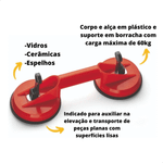 VENTOSA PLASTICA DE SUCCAO DUPLA ATLAS AT194/1