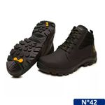 BOTA EMBORRACHADO BOPE.A GRAFITE SOLAFUGA N° 42 GOGOWEAR BOPERS-42