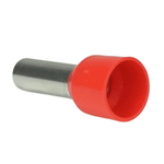 TERMINAL TUBO SIMPLES 10,0MMX25MM VERMELHO G20 TPT11025
