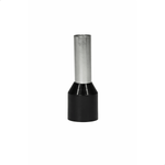 TERMINAL TUBO SIMPLES 1,5MMX8MM PRETO - 50 UNIDADES G20 TPT10109