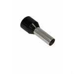 TERMINAL TUBO SIMPLES 1,5MMX8MM PRETO - 50 UNIDADES G20 TPT10109