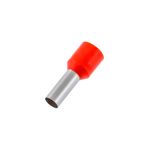 TERMINAL TUBO SIMPLES 1,0MMX12MM VERMELHO - 50 UNIDADES G20 TPT10112