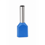 TERMINAL TUBO DUPLO 2,5MMX10MM AZUL - 50 UNIDADES G20 TPT20210