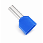 TERMINAL TUBO DUPLO 16,0MMX14MM AZUL G20 TPT21614