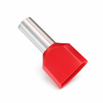TERMINAL TUBO DUPLO 10,0MMX14MM VERMELHO G20 TPT21014