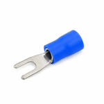 TERMINAL GARFO 1,5-2,5MM - 5,3MM AZUL - 100 UNIDADES G20 TPG10205