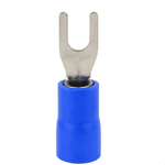 TERMINAL GARFO 1,5-2,5MM - 4,3MM AZUL - 100 UNIDADES G20 TPG10204