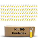 TERMINAL ANEL/OLHAL 4,0-6,0MM - 5,3MM AMARELO - 100 UNIDADES G20 TPA10605