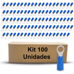 TERMINAL ANEL/OLHAL 1,5-2,5MM - 5,3MM AZUL - 100 UNIDADES G20 TPA10205