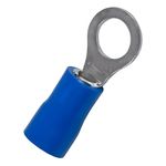 TERMINAL ANEL/OLHAL 1,5-2,5MM - 4,3MM AZUL - 100 UNIDADES G20 TPA10204
