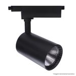 SPOT TRILHO PRETO 10W BIVOLT 3.000K 100/68 EMPALUX TS31033