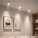 SPOT LED QUADRADO 3W 4000K  GAYA 9978
