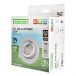 SPOT LED EMBUTIR REDONDO PAR20 7W 6500K  TASCHIBRA 15090204