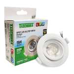 SPOT LED EMBUTIR REDONDO MR16 5W 6500K  TASCHIBRA 15090202