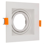 SPOT EMBUTIR CONECTA QUADRADO RECUADO BRANCO PAR20 TASCHIBRA 15090271