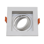 SPOT EMBUTIR CONECTA QUADRADO RECUADO BRANCO PAR20 TASCHIBRA 15090271