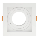 SPOT EMBUTIR CONECTA QUADRADO RECUADO BRANCO AR70 TASCHIBRA 15090268