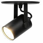SPOT BASE PLAFON SOBREPOR CANNON MR16 PRETO FOSCO  TASCHIBRA 02040046-18