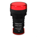 SINALEIRO LED AD22- 22MM 220/110V VERMELHO SIBRATEC 9477