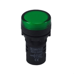 SINALEIRO LED AD22- 22MM 220/110V VERDE SIBRATEC 9474