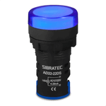 SINALEIRO LED AD22- 22MM 220/110V AZUL SIBRATEC 9472