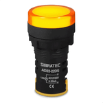 SINALEIRO LED AD22- 22MM 220/110V AMARELO SIBRATEC 9482