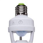SENSOR DE PRESENCA COM BASE E27 6M 100-240V BRANCO DECORLUX SP0503