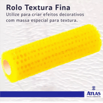 ROLO DE TEXTURA FINA DE ESPUMA 23CM ATLAS 110/75