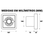 RENOVADOR DE AR NEW CLASSIC M 280 BIVOLT EXAUSTOR/RENOVADOR VENTOKIT 03005500099