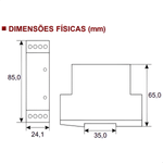 RELE SEQUENCIA E FALTA DE FASE 220V RPS-SF/FF 220V SIBRATEC 07874