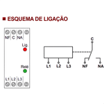RELE SEQUENCIA E FALTA DE FASE 220V RPS-SF/FF 220V SIBRATEC 07874