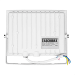 REFLETOR TR LED 10W SLIM 3000K BRANCO TASCHIBRA 15030062-01